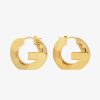 Women Givenchy Jewelry | G Chain Earrings In Metal Golden Yellow