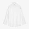 Women Givenchy Tops & Shirts | Shirt In Silk With Crystals White