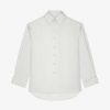 Women Givenchy Tops & Shirts | Shirt In Silk With Crystals Pearl Grey