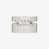 Women Givenchy Jewelry | Stitch Bracelet In Metal With Crystals Silvery