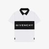 Men Givenchy Boy (4 To 12 Years) | Givenchy Polo In Cotton White