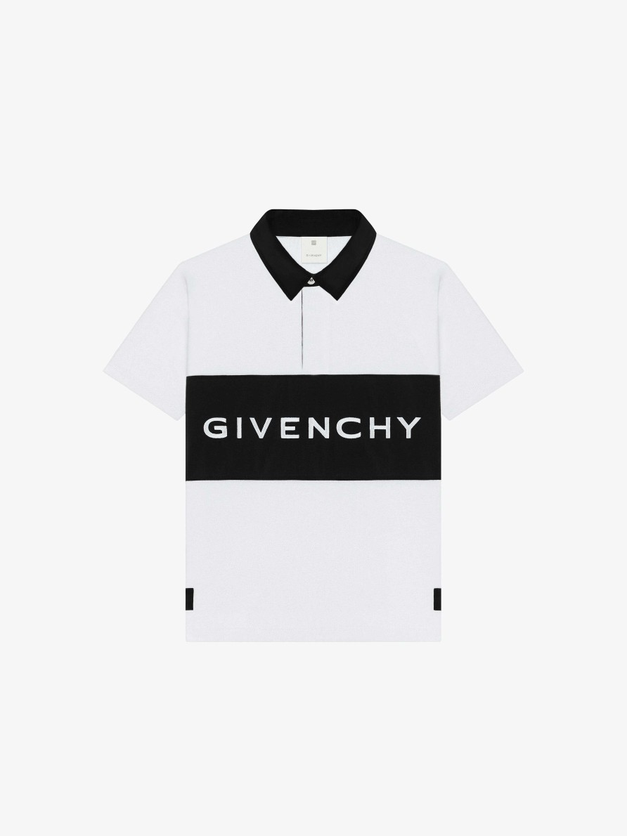 Men Givenchy Boy (4 To 12 Years) | Givenchy Polo In Cotton White