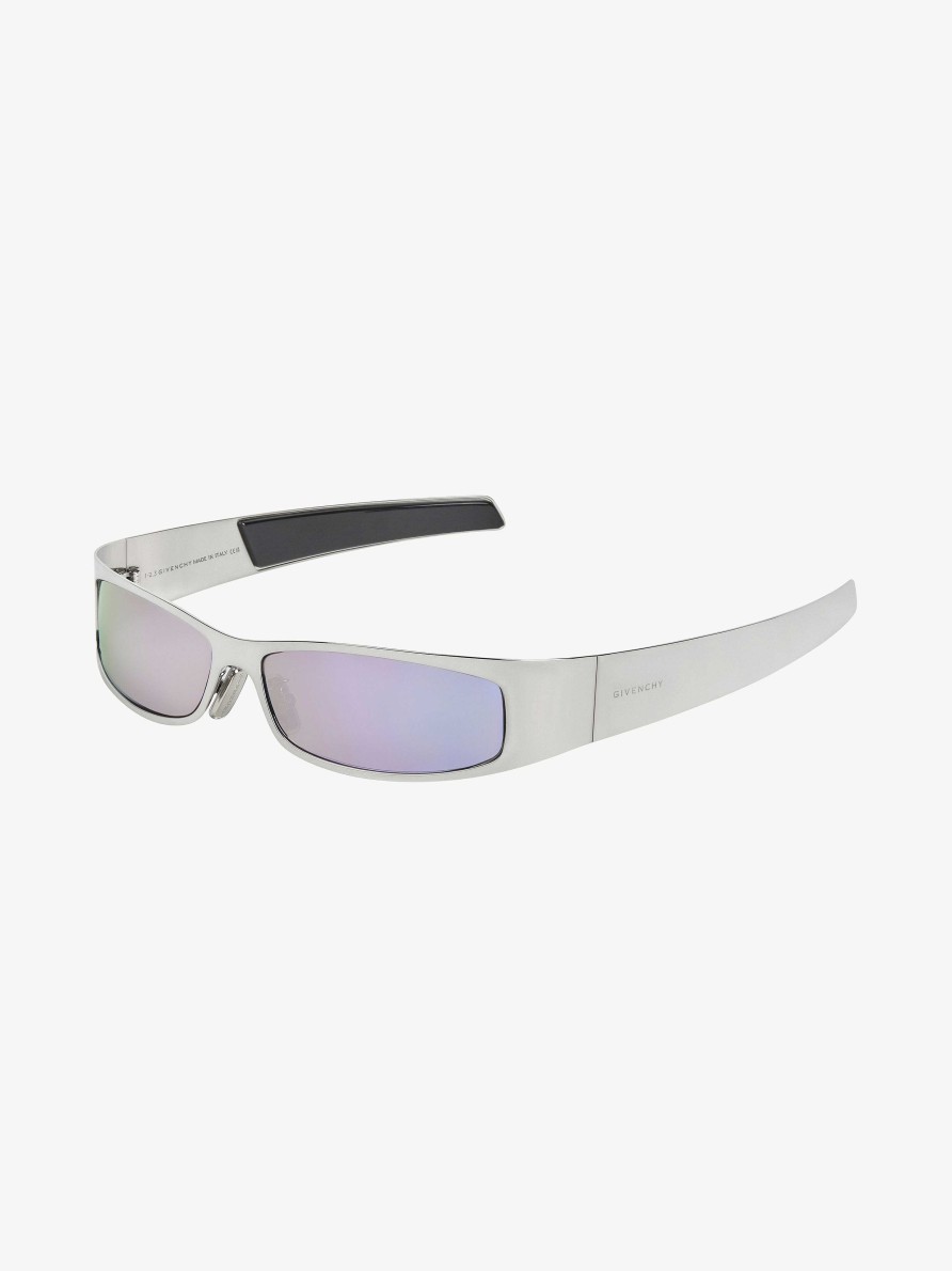 Women Givenchy Sunglasses | G Scape Sunglasses In Metal Silvery