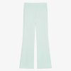 Women Givenchy Pants | Flare Tailored Pants In Silk Mint Green