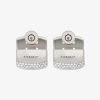 Women Givenchy Jewelry | 4G Earrings In Metal With Crystals Silvery