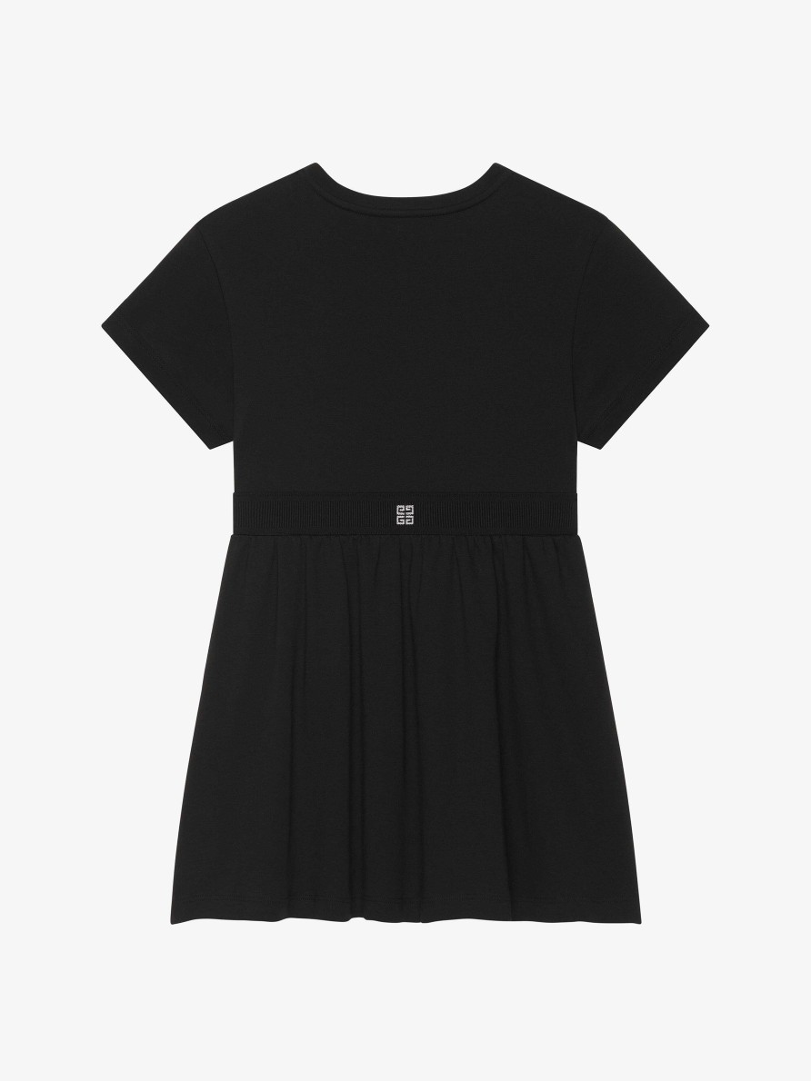 Women Givenchy Girl (4 To 12 Years) | Dress In Cotton Black