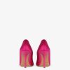 Women Givenchy Heels | Show Pumps In Satin With Crystals Details Neon Pink