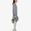 Women Givenchy Knitwear | 4G Sweater In Cashmere Grey/Ecru