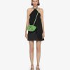 Women Givenchy Mini & Micro Bags | Mini Kenny Bag In Satin With Strass Absynthe Green