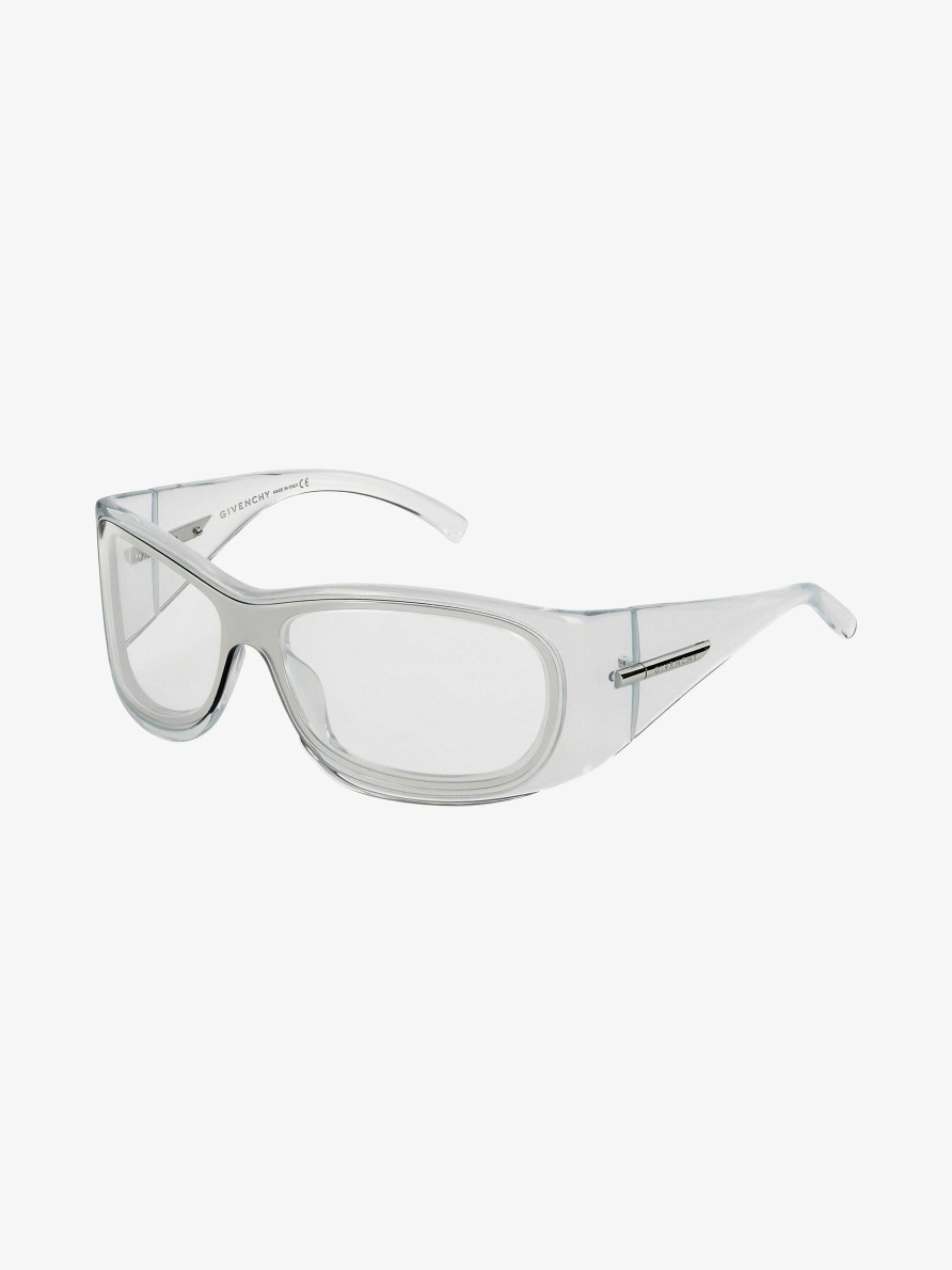 Women Givenchy Sunglasses | G180 Sunglasses In Injected And Metal White