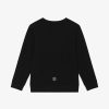 Men Givenchy Boy (4 To 12 Years) | Sweatshirt In Embroidered Fleece Black