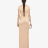 Women Givenchy Dresses | Evening Satin Dress And 4G Lace Tan