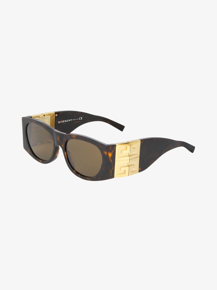 Men Givenchy Sunglasses | 4G Sunglasses In Acetate Havanna