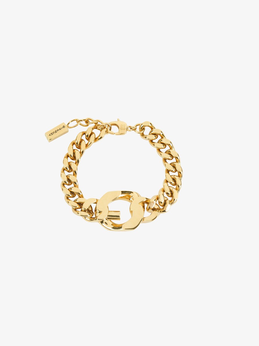 Women Givenchy Jewelry | G Chain Bracelet In Metal Golden Yellow