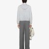 Men Givenchy Pants | Extra Wide Pants In Wool Medium Grey