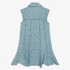 Women Givenchy Girl (4 To 12 Years) | Sleeveless Dress In 4G Denim Denim Blue