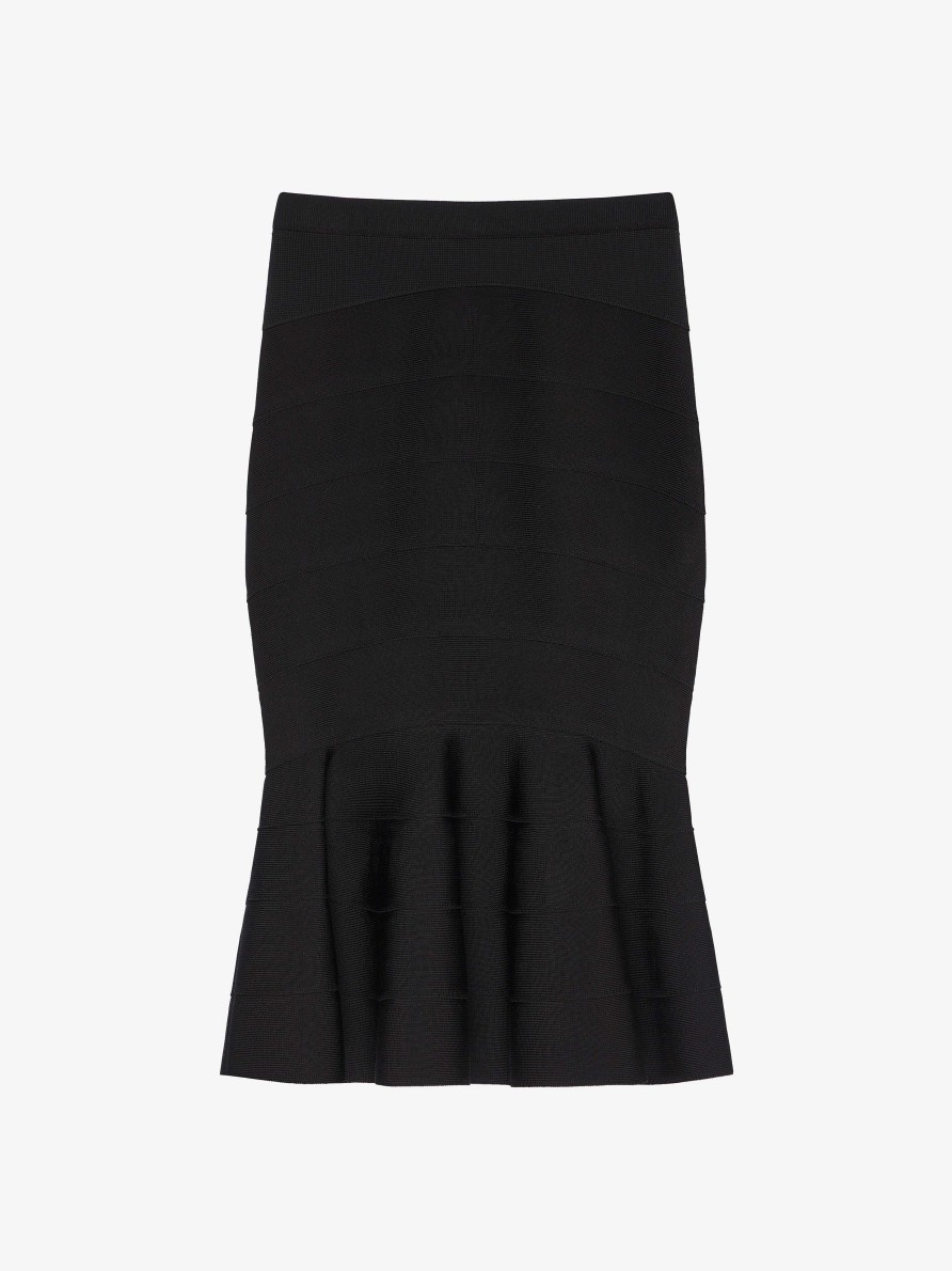 Women Givenchy Skirts | Skirt In Knit Black