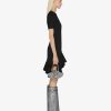 Women Givenchy Boots & Booties | Shark Lock Boots In Suede With Strass Silvery