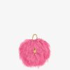 Women Givenchy Mini & Micro Bags | Mini Kenny Bag In Silk With Feathers Neon Pink