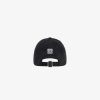 Men Givenchy Beanies & Caps | Givenchy Cap In Ripped & Repaired Cotton With Studs Black