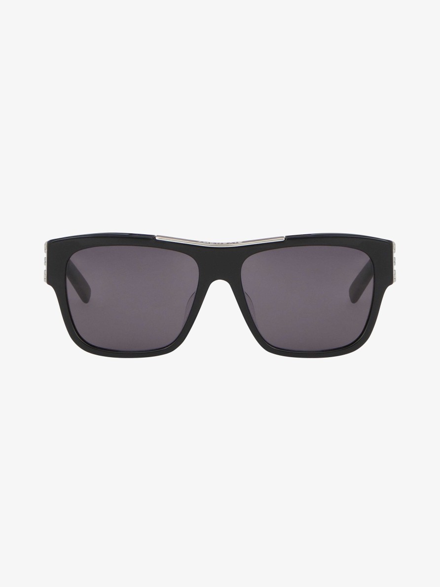 Men Givenchy Sunglasses | 4G Unisex Sunglasses In Acetate Black