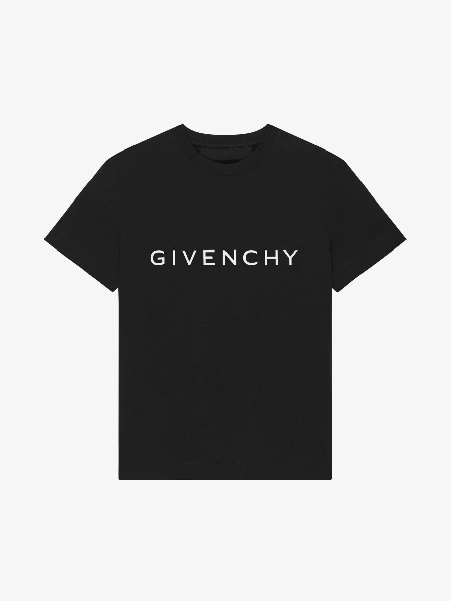 Men Givenchy T-Shirts | Givenchy Archetype Oversized T-Shirt In Cotton Black