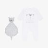 Men Givenchy Baby (1 Month To 3 Years) | Pyjamas, Case And Teddy Gift Set Grey/White