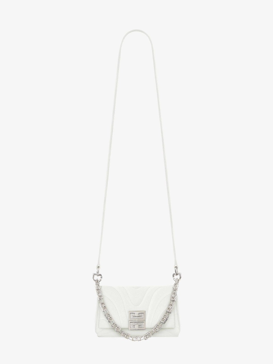 Women Givenchy 4G | Micro 4G Bag In Quilted Leather Ivory