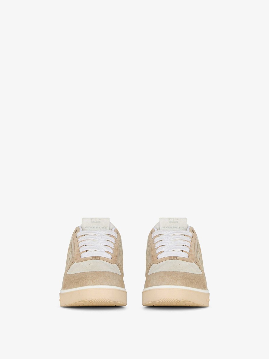 Women Givenchy Sneakers | G4 Sneakers In Suede Beige/White