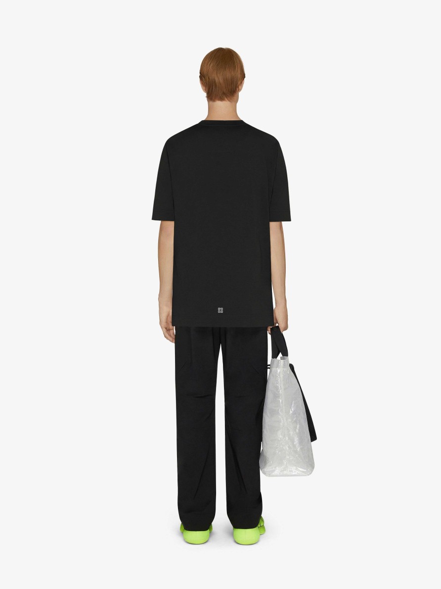 Men Givenchy T-Shirts | Givenchy Archetype Oversized T-Shirt In Cotton Black