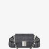 Women Givenchy 4G | Small 4G Bag In Lurex Embroidery With Chain Dark Grey