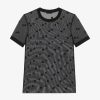 Women Givenchy T-Shirts | Slim Fit T-Shirt In 4G Tulle Black