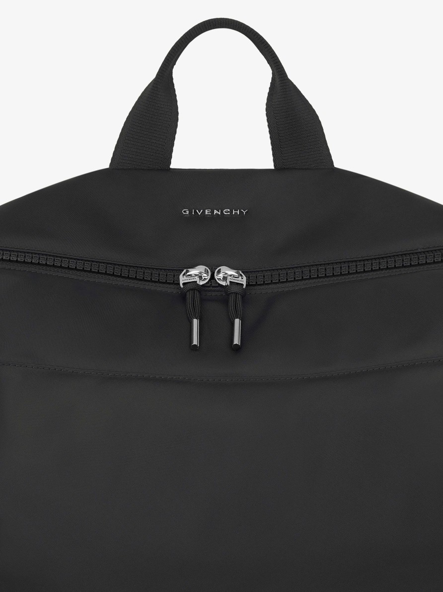 Men Givenchy Pandora | Medium Pandora Bag In Nylon Black