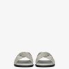 Men Givenchy Slides & Sandals | G Plage Sandals With Crossed Straps In Webbing Light Grey