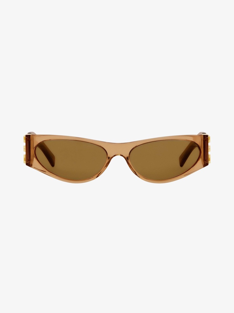 Women Givenchy Sunglasses | 4G Sunglasses In Acetate Light Brown