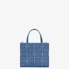 Women Givenchy G-Tote | Mini G-Tote Shopping Bag In 4G Denim Medium Blue