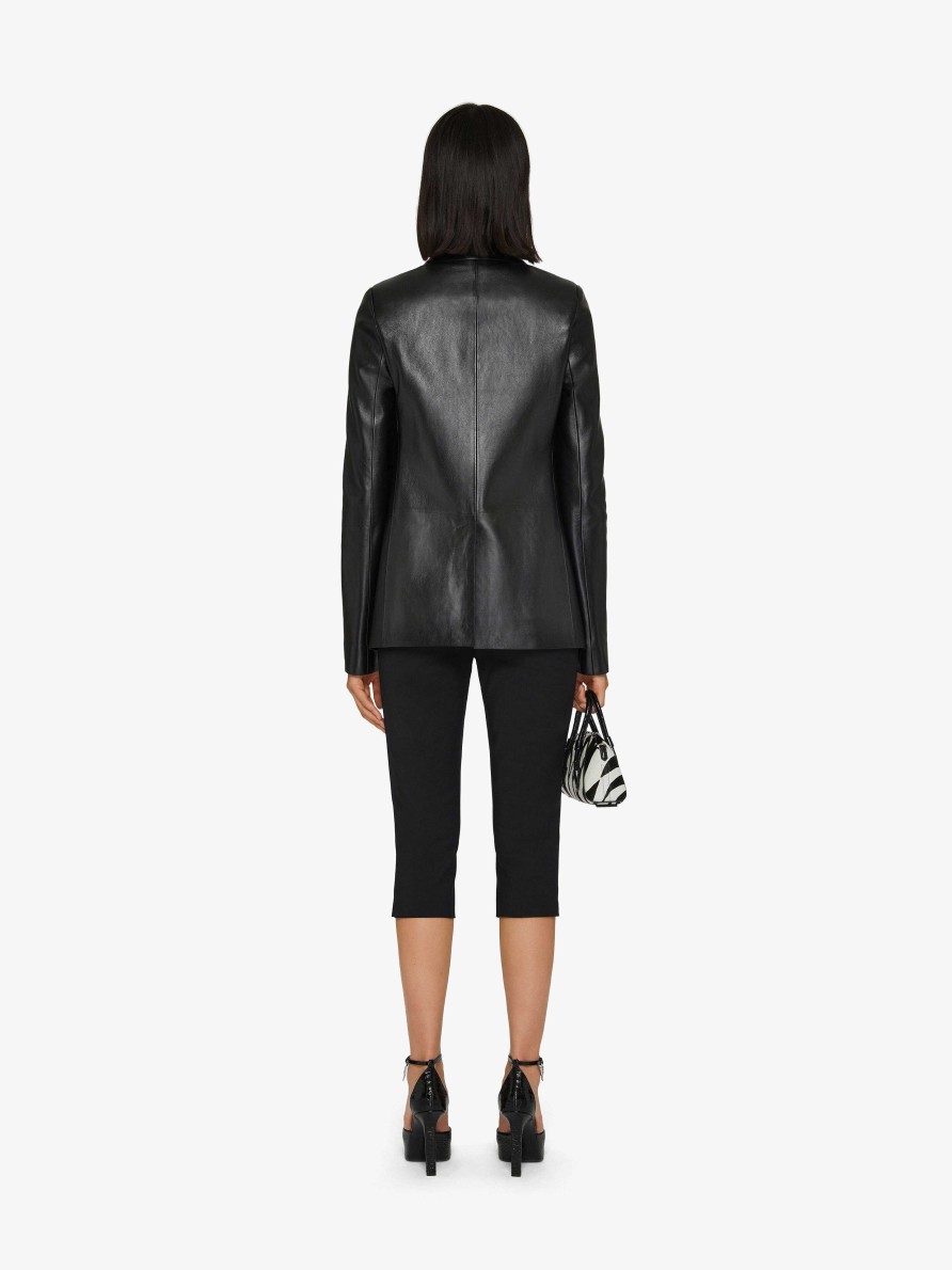 Women Givenchy Jackets & Coats | Jacket In Leather Black