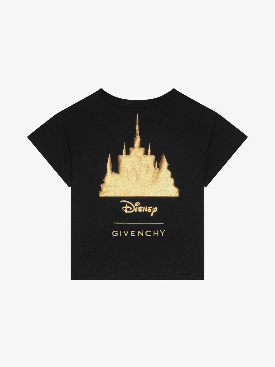 Men Givenchy Boy (4 To 12 Years) | Frozen T-Shirt In Cotton Black