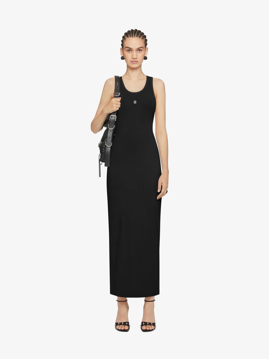 Women Givenchy Dresses | Tank Dress In Knit Black