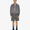 Men Givenchy Outerwear & Blousons | Vasity Jacket In Suede Dark Grey