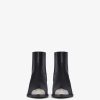 Women Givenchy Boots & Booties | Western Ankle Boots In Leather Black