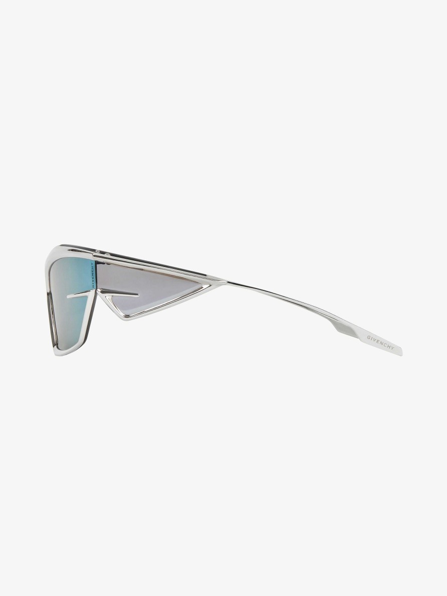 Men Givenchy Sunglasses | Giv Cut Unisex Sunglasses In Metal Silvery