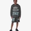 Men Givenchy Boy (4 To 12 Years) | Givenchy Hoodie In Fleece Grey Blue