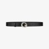 Women Givenchy Belts | Belt In Leather With G-Chain Buckle Black