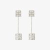 Women Givenchy Jewelry | 4G Pendant Earrings In Metal Silvery