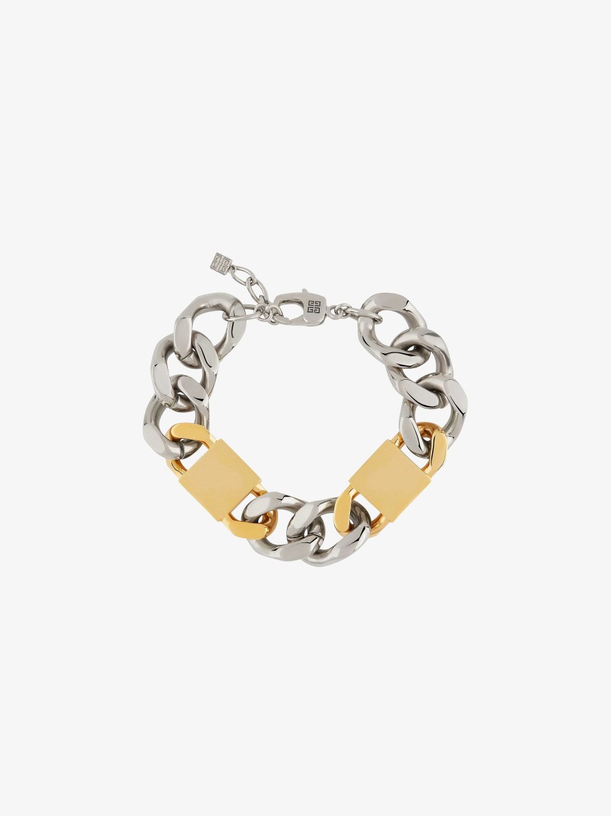 Men Givenchy Jewelry | 4G Bracelet In Metal Golden/Silvery