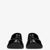 Women Givenchy Slides & Sandals | Marshmallow Wedge Sandals In Rubber Black