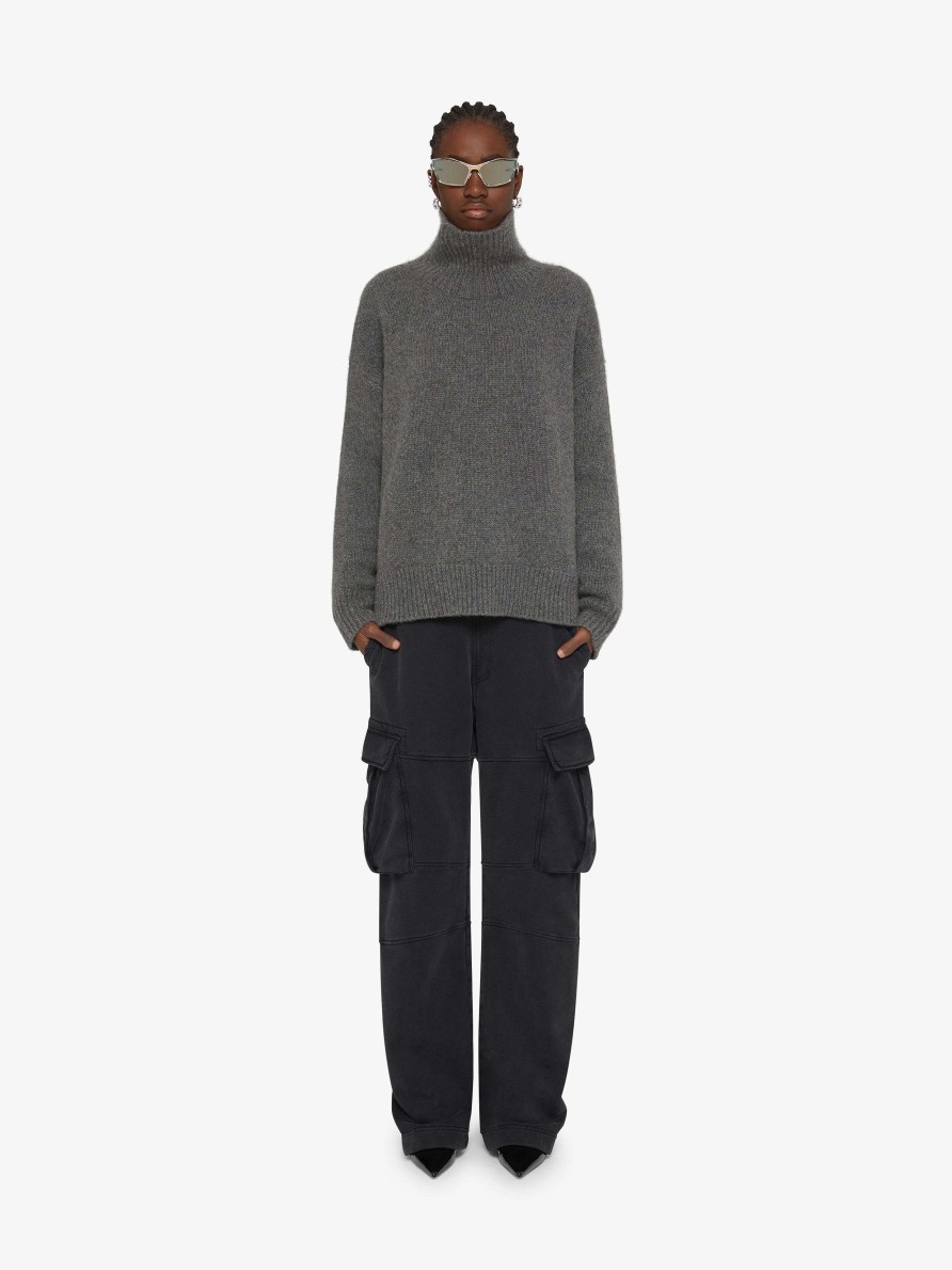 Women Givenchy Pants | Cargo Pants In Cotton Jersey Faded Black