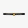 Women Givenchy Belts | 4G Reversible Belt In Coated Canvas Black