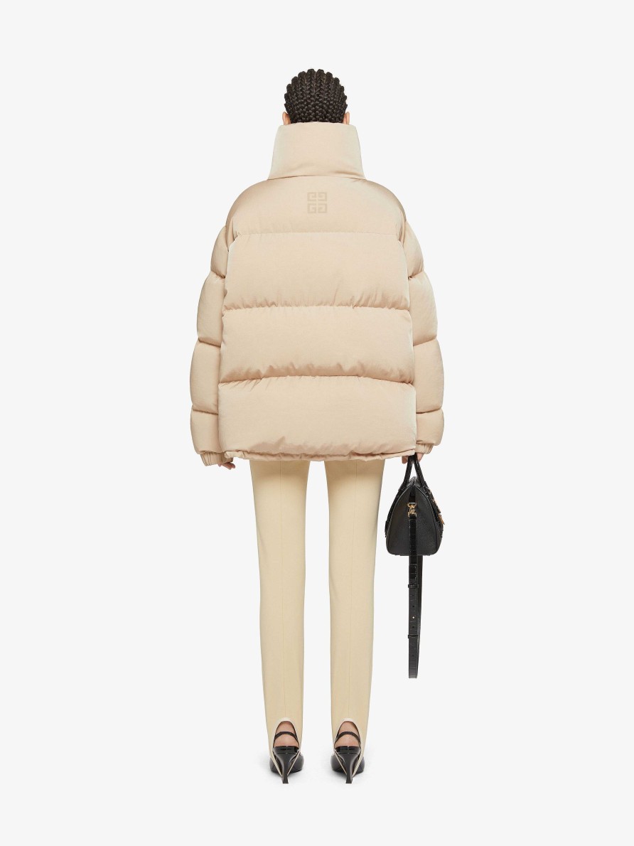 Women Givenchy Outerwear & Blousons | 4G Puffer Powder